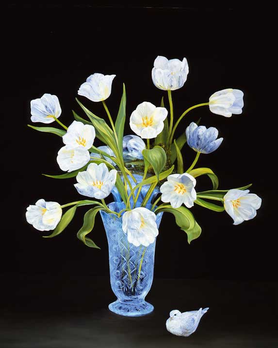 Dove White Tulips